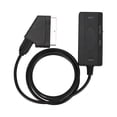 thumbnail image 2 of Convertisseur Interface Multimédia HD vers SCART, Adaptateur PAL AV Stéréo Stable Universel pour PS3 pour Lecteurs DVD, 2 of 8