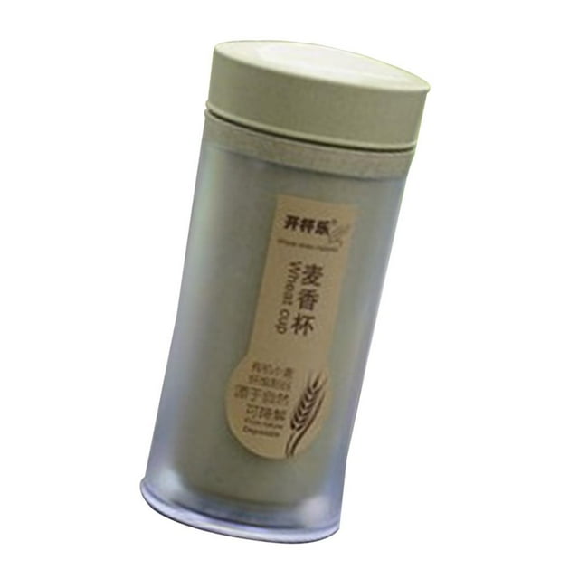 Vaso moderno de / 13.5 con cierre, taza , doble pared con aislamiento al vacío, botella de agua de fibra de 330ml Verde