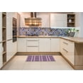 thumbnail image 6 of Ahgly Company Machine Washable Indoor Round Transitional Purple Area Rugs, 8' Round, 6 of 7