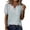 #0110-Multicolor, variant on Favoffer Women's Linen Button Down Tops V Neck Short Sleeve Loose Fit Casual Blouses Lightweight Shirts for Brunch Errands Beach Vacation Daily