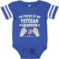 thumbnail image 3 of Inktastic I'm Proud of My Veteran Grandpa Boys or Girls Baby Bodysuit, 3 of 5