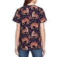 thumbnail image 5 of Fuzoiu Leopard Print Print Youth Short Sleeve T-Shirt,Youth Dry-Fit Active Athletic T-Shirt,Short Sleeve Tops Tees for School, Sports, and Casual Wear, 5 of 6