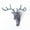 Grey, variant on Wall Hanging Hook Vintage Deer Head Antlers for Hanging Clothes Hat Scarf Key Deer Horns Hanger Rack Wall Decoration