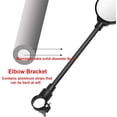 thumbnail image 4 of Parts Bicycle Rear View Mirror with Gasket, 360° Adjustable Bicycle Mirror Handlebar Mount, HD Wide Angle Secure Cycling Rear View Mirror for Mountain Road Bike, 4 of 5