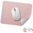thumbnail image 1 of Small 10.6"x8.2" Dual-Sided Mouse Mat Waterproof PU Leather for Home Office, 1 of 7