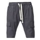thumbnail image 5 of Txlixc Pantalones cortos de verano para hombres, pantalones cortos de cuerda de color sólido con bolsillos Txlixc moda, 5 of 6