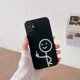 thumbnail image 1 of Funda de teléfono con dibujos de personas bonitas para iPhone, carcasa trasera de silicona suave para iPhone 11, 12, 13, 14 Pro Max, X, XR, XS Max, 7, 8 Plus, Se 2020 Fivean unisex, 1 of 2