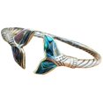 thumbnail image 4 of Last Day 70 % de Réduction - Bracelet Queue Coquillage d'Ormeau et Sirène Argentée B0W4, 4 of 6
