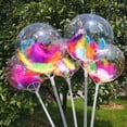 thumbnail image 5 of Shenmeida Multi-size Bobo Balloons Bubble Balloons, 5 Pcs Clear Bobo Balloon, Large Transparent Bubble Balloon for Christmas Wedding Birthday Party PE Clear Decorative DIY, 5 of 10