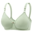 thumbnail image 1 of DPTALR Women's Large Size Thin Comfortable Breathable Push-up Adjustable Bra, 1 of 2