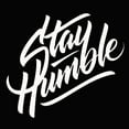 thumbnail image 1 of CUITING Autocollants de Décoration pour Vitres de Voiture Réfléchissants Lettres "Stay Humble", 1 of 7