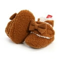 thumbnail image 6 of AVAIL Newborn Baby Boy Girl Soft Fleece Booties Infant Slippers Toddler First Walkers Autumn Winter Ankle Crib Shoes, 6 of 6