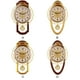 thumbnail image 3 of Kearding Cronometraje preciso, funcionamiento silencioso, construcción duradera, elegante reloj de pared para sala de estar Decoración del hogar Elipse de color madera, 3 of 6