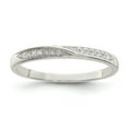 thumbnail image 1 of 925 Sterling Silver Cubic Zirconia Cz Ring, 1 of 7