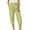 Green, variant on Capri Cargo Pants for Women Elastic Cuff Tapered Ankle Drawstring Waist Casual Cropped Pants Womens Joggers Summer Casual