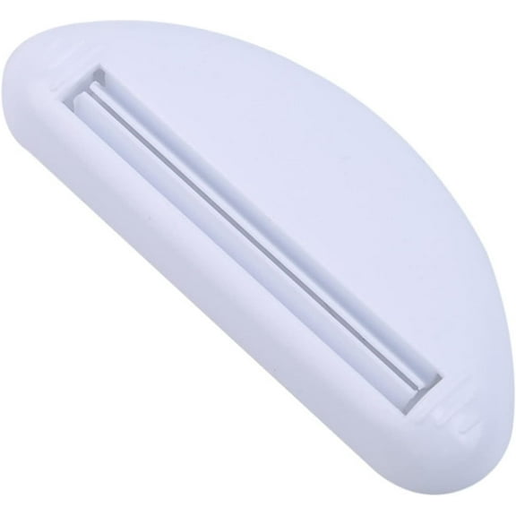 1Pc Toothpaste Tube Squeezer Dispenser Plastic Toothpaste Clips for Bathroom,White