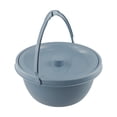 thumbnail image 1 of 1Pc Portable Urinal Pan Chamber Pot with Lid Chamber Pot Handle Spittoon With, 1 of 9