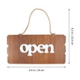 thumbnail image 2 of Retro Hanging Board Open Closed Decorative Hanging Board Wall Door Wooden Two-Sided Hanging Board for Store, 2 of 6