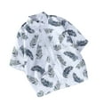 thumbnail image 2 of guisaled Hawaiian Shirts for Men Summer Short Sleeve Fashion Graphic Tee Shirt Lightweight Quick Dry Button Down Casual Dress Shirts, 2 of 6