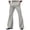 Gray, variant on 70s Disco Pants for Men Bell Bottom Dress Pants Stylish Dancing Stage Performance Pants Flat Front Stretch Flared Pants Dark Gray L