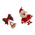 thumbnail image 1 of Pendientes navideños Yuyangstore, colgantes para fiestas de carnaval y Navidad Papá campana, 1 of 8