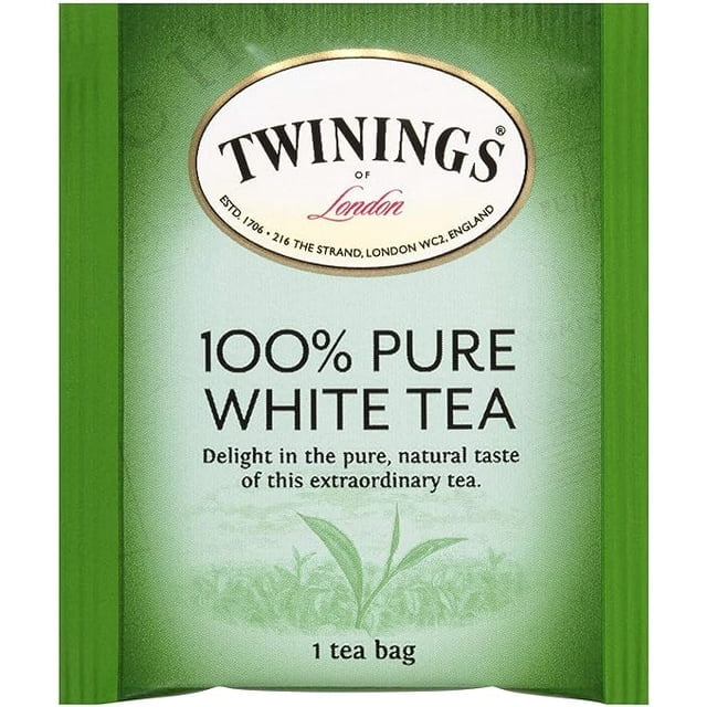 Twinings 100% Pure White Tea 20 Tea Bags Pack of 4