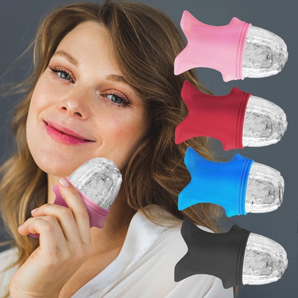 Xihbxyly Rodillo de Hielo Facial, Herramienta Reutilizable para Terapia de Hielo, Reduce La Hinchazón y Las Líneas de Expresión, Infusión Casera con Ingredientes Naturales, Masaje Facial y Alivio Ref