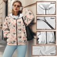 thumbnail image 6 of Uorisanigo Cute Pug Womens Zip Up Hoodies Warm Slight Stretch Hoodies for Women Oversized Sweatshirts Loose Comfortable Fall Fashion Sweatshirt Size XS, 6 of 7