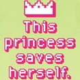 thumbnail image 3 of CafePress - This Princess Saves Herself Infant T Shirt - Infant T-Shirt, 3 of 4