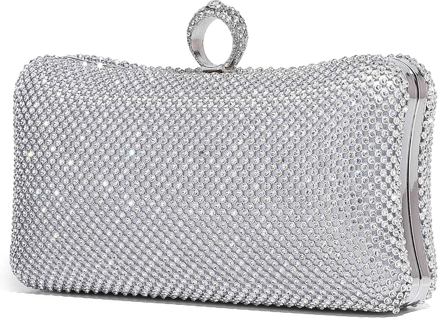 Rhinestone Clutch Purses for Women Sparkly Evening Bag Formal Elegant Wedding Party Purse