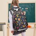 thumbnail image 7 of FORMRS Unisex School Backpack 17" Student Travel Bag with Laptop Compartment, Small Space Pattern, 7 of 7