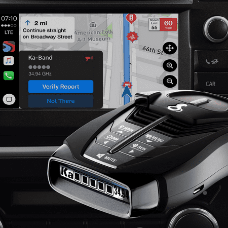Cobra - RAD 480i Radar and Laser Detector - Black