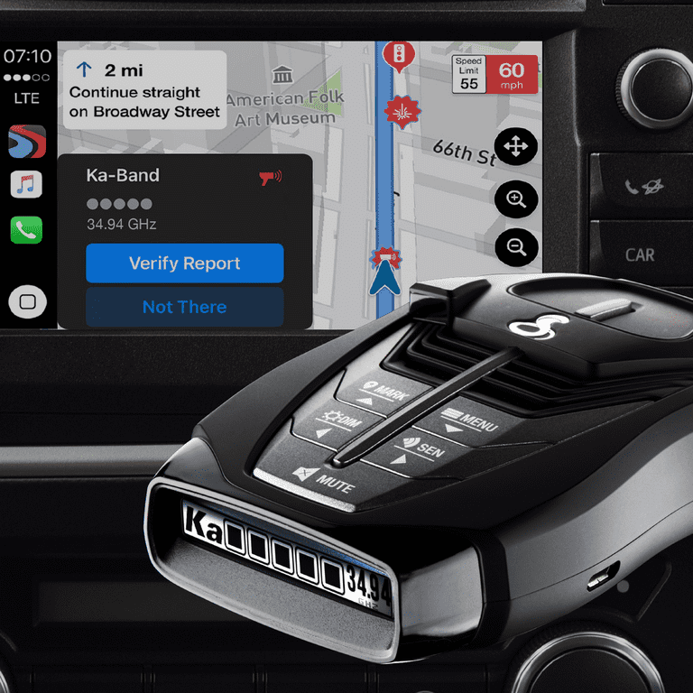 Cobra RAD 480i Laser Radar Detector With Front & Rear LaserEye – Used, Fully Functional