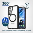 thumbnail image 4 of Funda de teléfono Voyager encapsulada para Samsung Galaxy S25 Plus con clip, 4 of 9