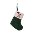 thumbnail image 2 of Mashaouyo Home Decor Christmas Stockings With Initials Large Embroidered Letter Knit Red White Christmas Stocking For Family Holiday Decorations And Xmas Tree Fireplace, 2 of 4