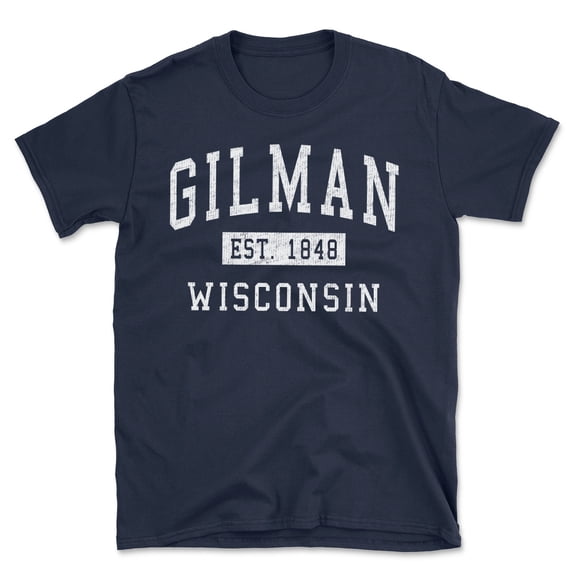 Gilman Wisconsin Classic Established Men's Cotton T-Shirt