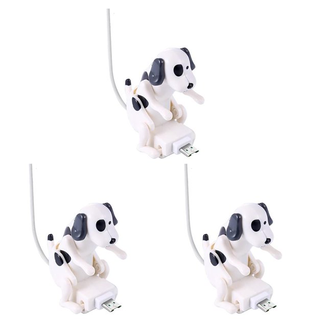 Kearding 1.2m Funny Humping Spot Dog USB Charger Fast Charging Cable Type1