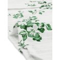 thumbnail image 5 of Camisa de algodón con volantes en la parte superior y cuello vuelto Allegra K Verde S, 5 of 5