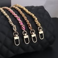 thumbnail image 6 of Replaceable PU Leather Metal Handbag Chain Decorative Chain Shoulder Bag Accessories Backpack Strap COLOR 2, 6 of 8