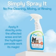 PurOxy Dogs, Cats Stain & Odor Eliminator Trigger Spray Bottle, 32oz