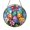 Acrylic 3.5 Inch, variant on Spring Floral Eggs Stained Glass Suncatcher Window Hanging Decor, Colorful Easter Egg and Flower Art Glass Panel with Ribbon, Garden Springtime Design Decorative Window Ornament for Home Gift