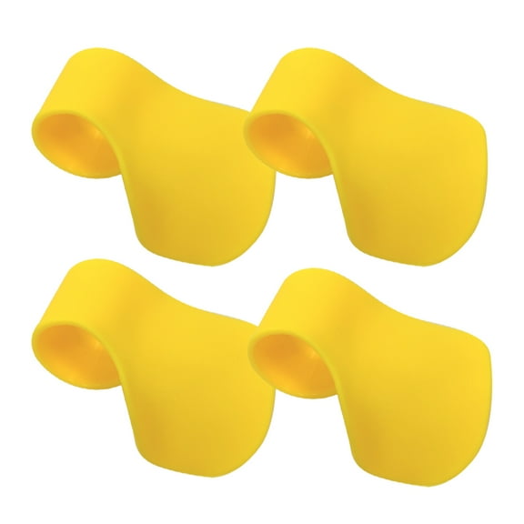 HOMEMAXS Motorcycle Cruise Control Wrist Grips with Ergonomic Design for Comfort Yellow ABS 4pcs