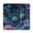 Huang-3, variant on Night Moth Floral Ornate Midnight Design Picnic Blanket Waterproof Outdoor Beach Blanket Hand-held Pad Suitable for Travel, Camping, Beach, Family Gatherings