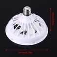 thumbnail image 4 of YIEMEEN Mini Fan Lamp Ceiling Fan with LED Light Cooler Lamp with E27 Lamp Head for Room, 4 of 15