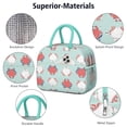 thumbnail image 4 of Lunch Bag Lunch Box for Women Reusable Insulated Lunch Bags,Water-Resistant Crab Design Pattern Cooler Lunch Tote Bag, Large Capacity for Work Travel Picnic, 4 of 6