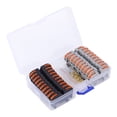thumbnail image 1 of Bloque de terminales de conector de cableado compacto de 20 piezas, 11~28 AWG PCT-211, conductor de cableado universal para riel DIN, 1 of 14