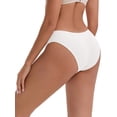 thumbnail image 2 of DARING DIVA Women's Cotton Underwear Basic Briefs 5Pcs L Gray, White, Black, Pink, Beige, 2 of 6