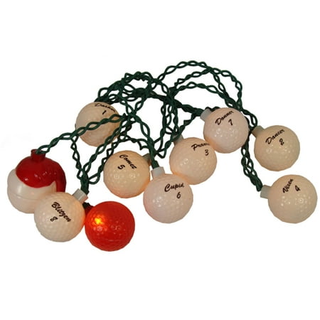 set of 10 santa 39 s reindeer golf ball novelty christmas keystone light price walmart