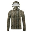 thumbnail image 6 of Dagegui Men's UPF 50+ Sun Shirts Quick Dry Long Sleeve UV Protection T-Shirt Outdoor Hiking Camping Tops Summer Hooded Tees with Built-In Face Mask 003 Camouflage XXXL, 6 of 9