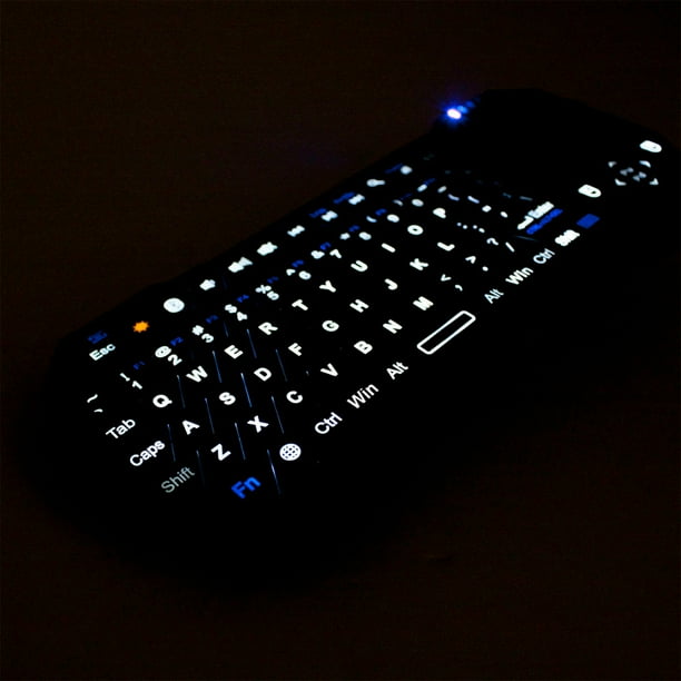Fosmon Mini Bluetooth Keyboard with Touchpad QWERTY, 33ft Range